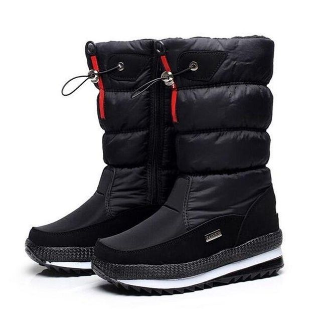 Damskie buty zimowe Zea czarne - rozmiar 7,5 ZO_ST02953 1