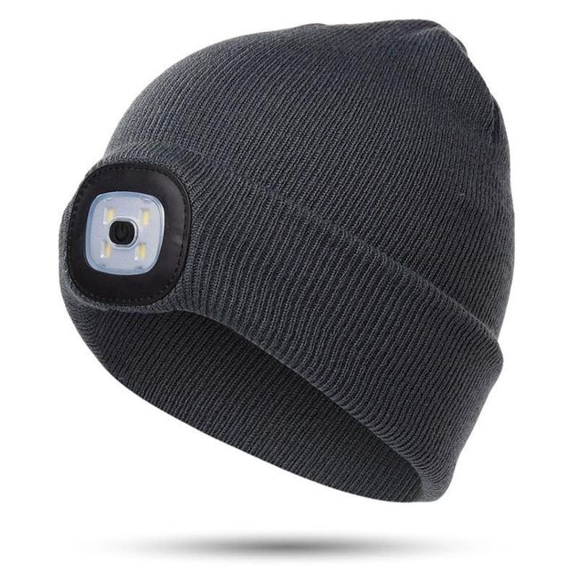 Muška zimska kapa sa LED svetlom Daobirrano 1