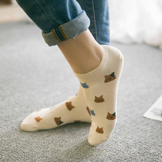 Roztomilé ponožky s mačkami - 5 farieb 1