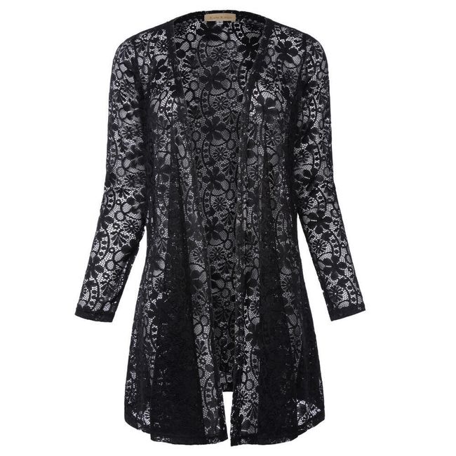 Cardigan elegant înflorat 1