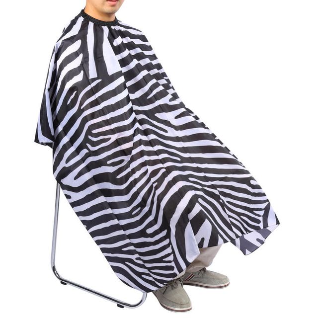 Фризьорско палто с шарка на зебра 1