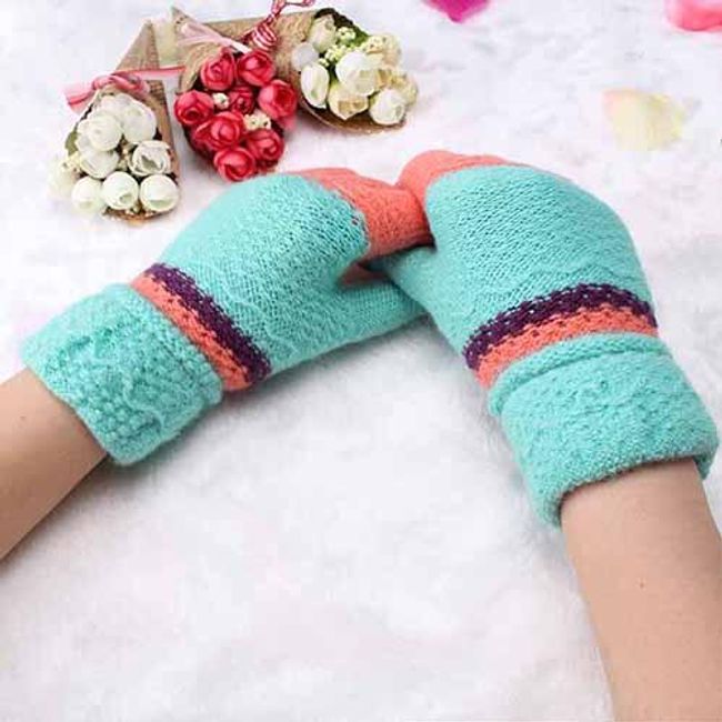 Tople pletene rukavice 1