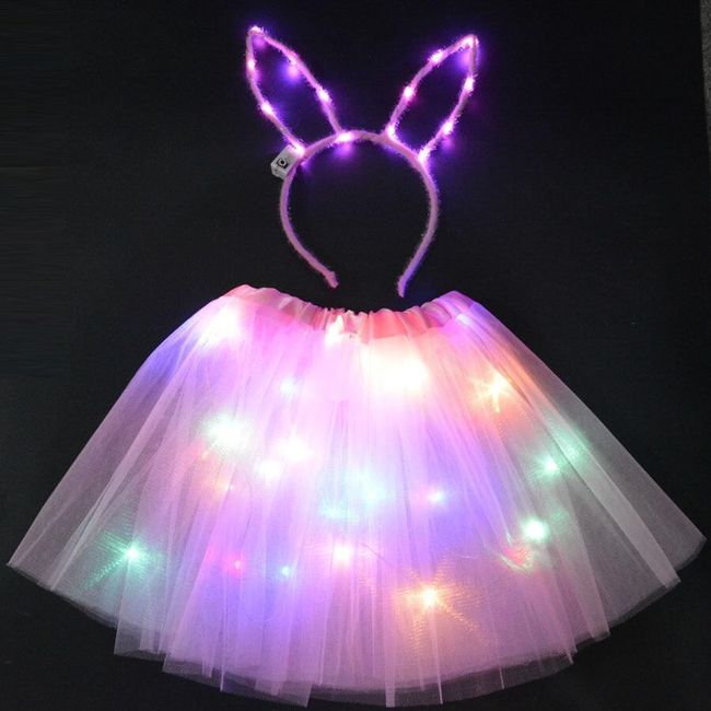 LED sukně s čelenkou Gllory 1