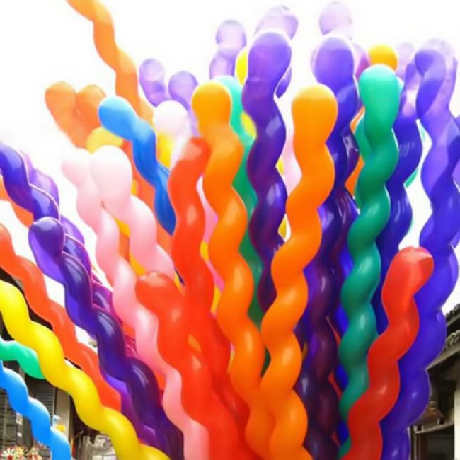 Skręcone balony imprezowe - 100 szt 1