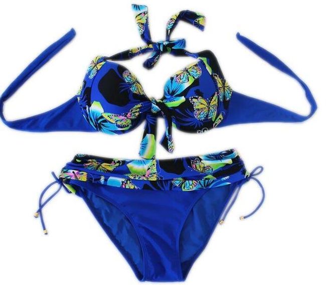 Květinové zavazovací bikiny 1