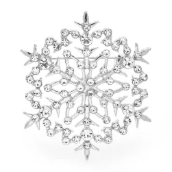 Broșă Snowflake