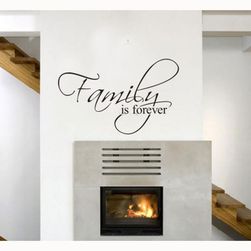 Samolepka na zeď FAMILY IS FOREVER