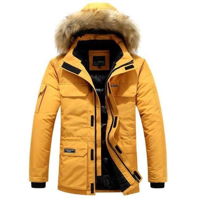 Férfi téli kabát Aron DDMK - 592BB - fehér, XS - XXL méretek: ZO_13dcd1d2-b3c7-11ee-ad82-8e8950a68e28 1