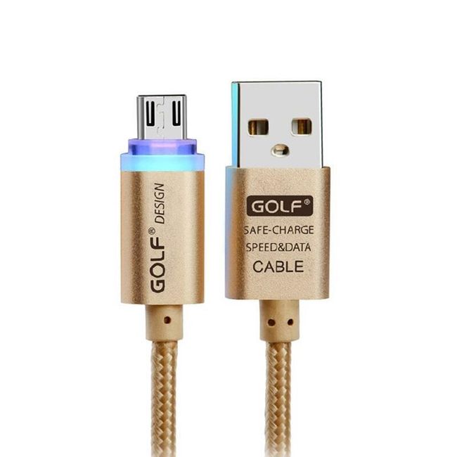Adatok USB / Micro USB kábel - 1m - különféle színekben 1