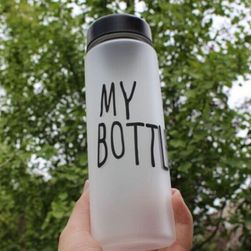 Matirana steklenička z napisom My Bottle - 500 ml