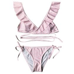 Elegantní pruhované bikiny