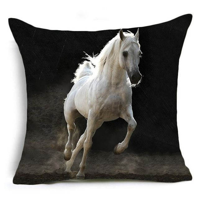 Poszewka na poduszkę ze zdjęciami koni 1