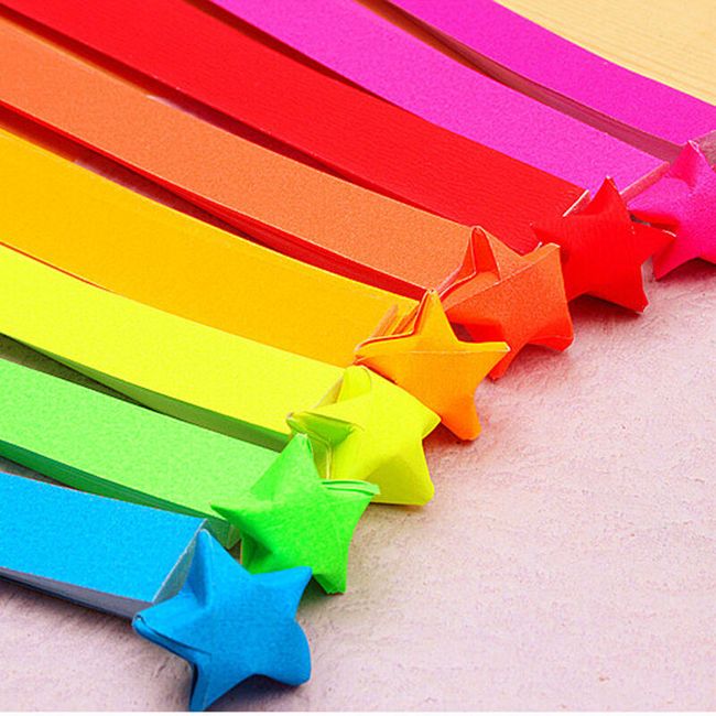 Proužky papíru na výrobu origami 1