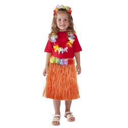 Havajsko otroško krilo 45 cm oranžno RZ_081000