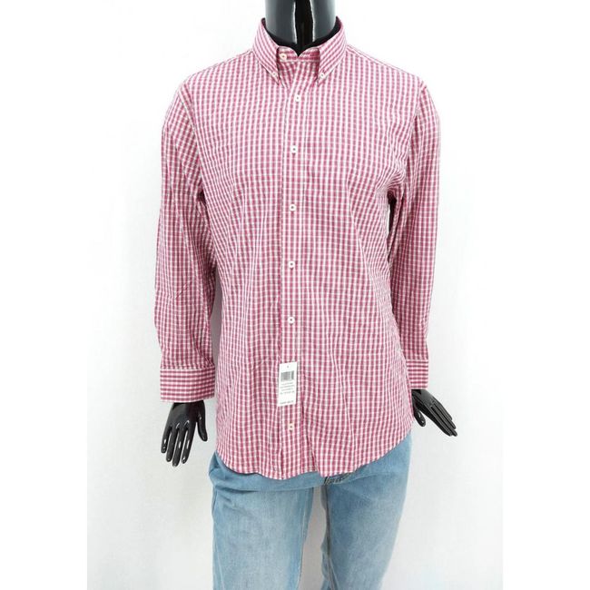 Nick Graham Мъжка модна риза с дълъг ръкав, червена, размери XS - XXL: ZO_037d4550-21b2-11ec-8d57-0cc47a6c9c84 1