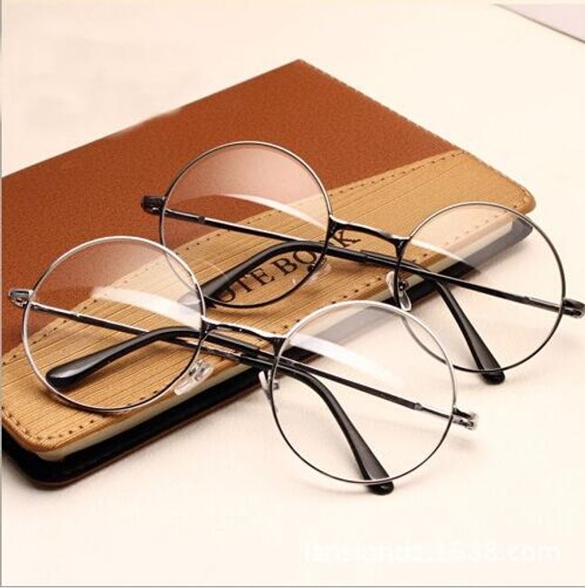Módní brýlové obroučky v kulatém provedení a retro stylu 1