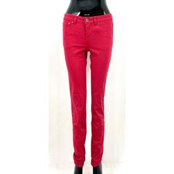 Dámské/dívčí plátěné kalhoty - červené, Velikosti textil KONFEKCE: ZO_27ffc878-a135-11ec-96cb-0cc47a6c9c84