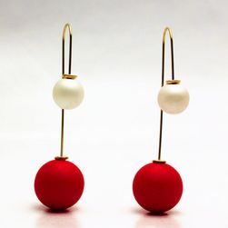 Designové náušnice s kuličkami - 16 variant