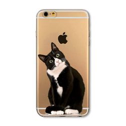 Átlátszó szilikon tok iPhone 5 / 5s 6 / 6s 6Plus / 6sPlushoz - állati motívumok