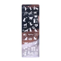 Nail stamp plate B04267