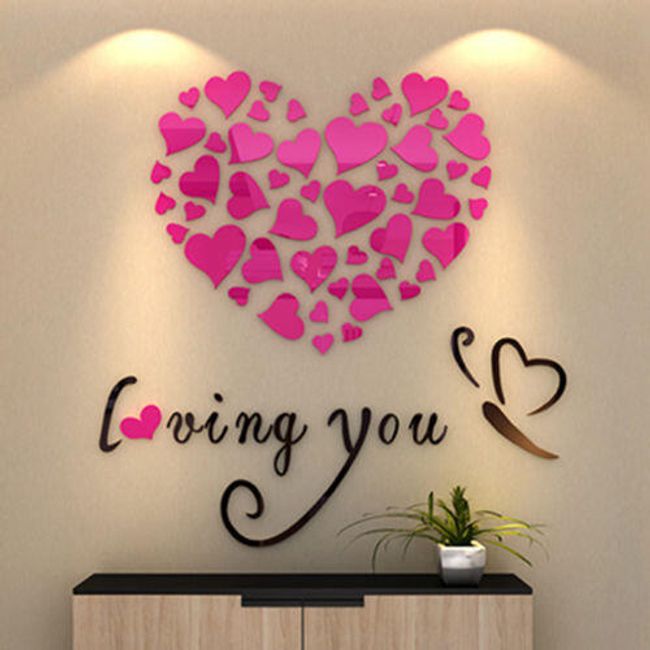 Naklejki na ścianę 3D - Loving You 1