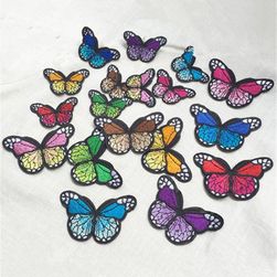 Sada výšivek motýlů - 10 kusů