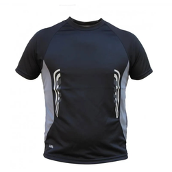 Męska koszulka funkcjonalna CLIMA PRO - czarna, Rozmiary XS - XXL: ZO_270485-M
