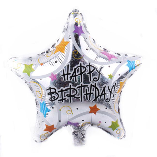 Balon urodzinowy w kształcie gwiazdy 1