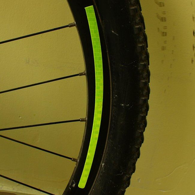 Fényvisszaverő kerékpár matricák - 4 szín 1