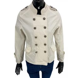 Geaca dama, Cimini, strasuri si paiete albe, Marimi XS - XXL: ZO_107261-S