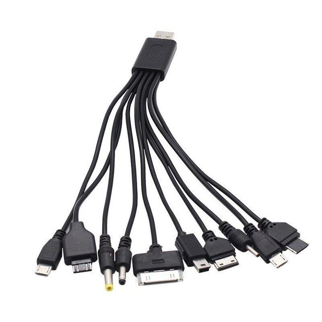 USB кабел за зареждане 10in1 1