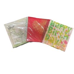Цветни салфетки - 33x33 см - 20 бр. в опаковка - произволен избор ZO_155302