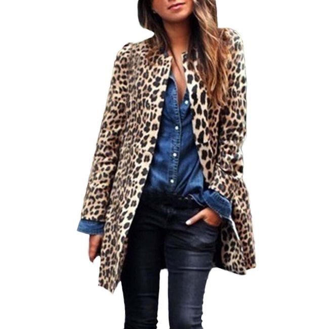 Cardigan de damă - leopard 1