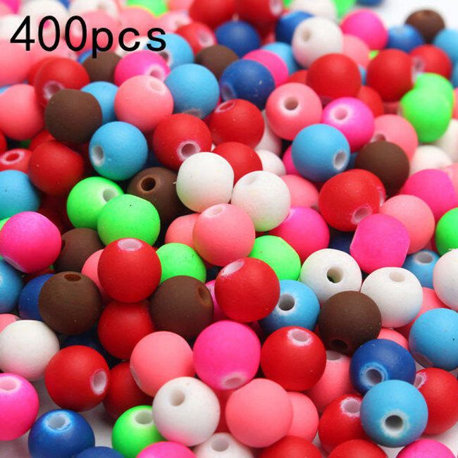 400 akrylových barevných korálků 1