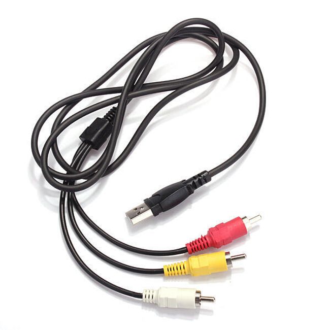 USB csatlakozó kábel RCA csatlakozókkal 1