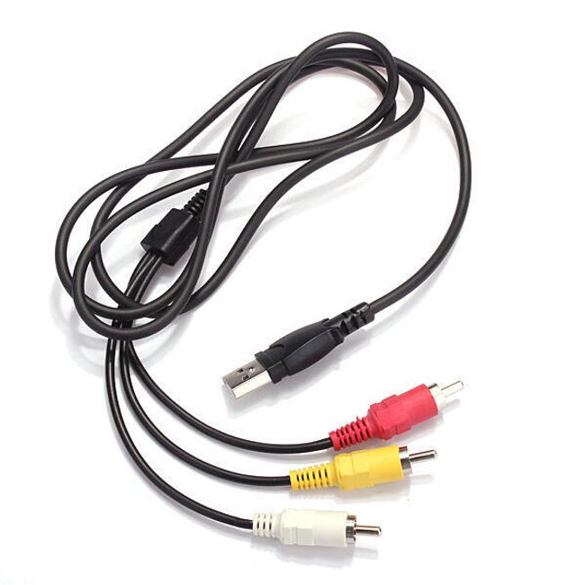 Prepájací USB kábel s RCA konektormi 1