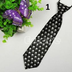 Krawat na gumce - wesołe wzory