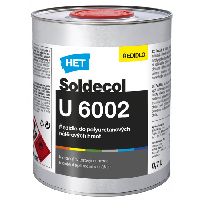 Soldecol U6002 rozcieńczalnik do poliuretanu 0,7l ZO_256399 1