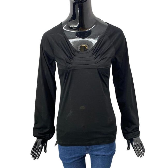 Дамска памучна блуза, Vero Moda, черна, размери XS - XXL: ZO_8e4f477c-3cd7-11ee-a176-4a3f42c5eb17 1