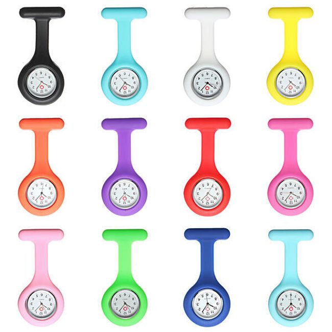 Silikonowy zegarek kieszonkowy, 12 kolorów 1