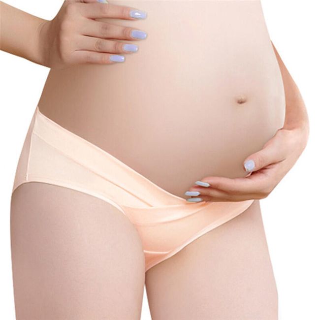 Majtki ciążowe w jasnych kolorach - 3 warianty 1