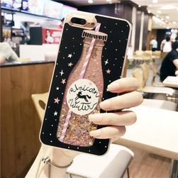 Stylový kryt s tekutinou na iPhone 6, 6s, 6 plus, 6s plus, 7, 7 plus, 8, 8 plus, X