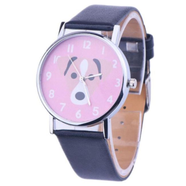 Unisex hodinky so psom - 2 farby 1
