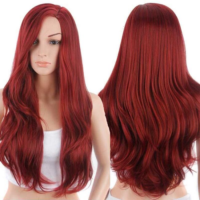 Червена дамска перука 1