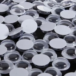 Plastové oči na ručnú výrobu - 100 kusov