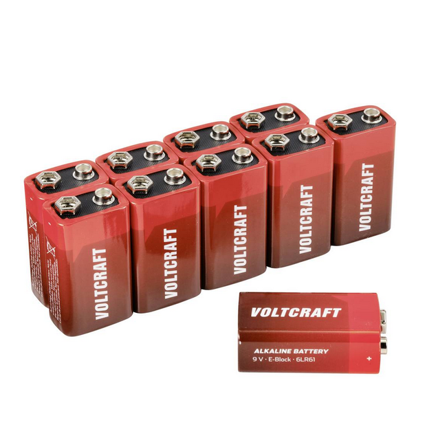 Bateria alkaliczna 9 V, 10 szt. ZO_207200 1
