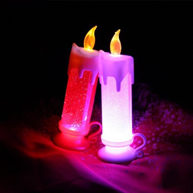 LED světýlko v podobě svíčky - 2 barvy 1
