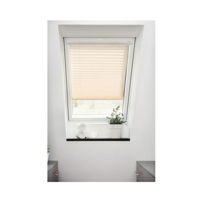 Rolety plisowane do świetlików kremowe S06 ZO_189255 1