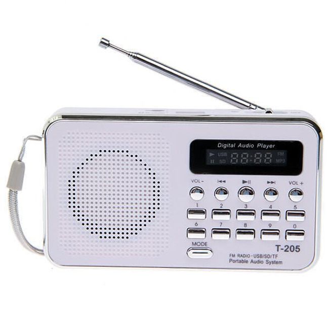 Přenosné retro rádio T-205 1