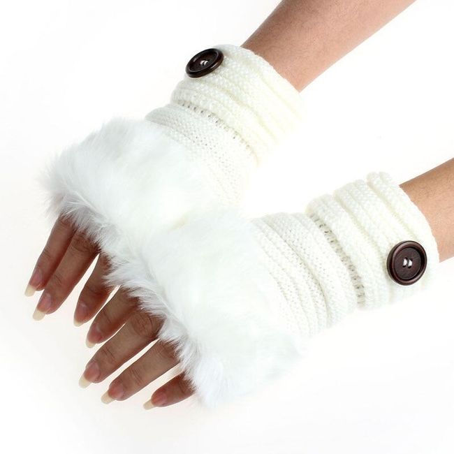 Damskie rękawiczki bez palców DR4578 1